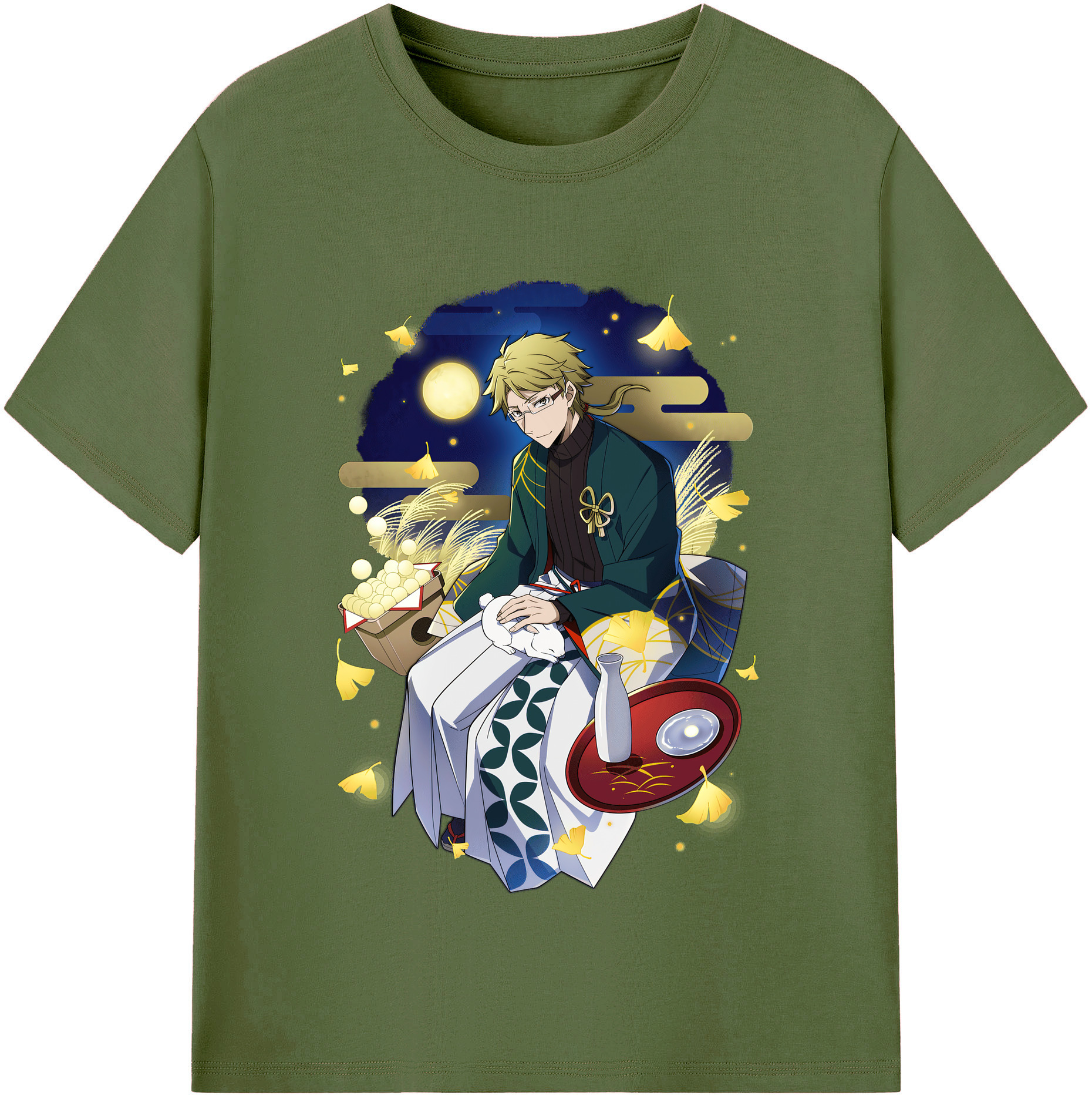 （画像用） 文豪ストレイドッグス Bungo Stray Dogs 綿100％半袖Tシャツ（フロントプリント）